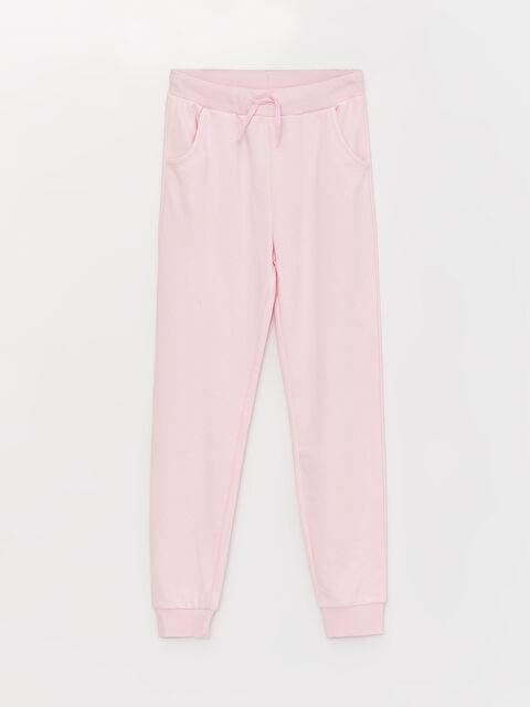LCW Kids Beli Lastikli Basic Kız Çocuk Jogger Eşofman Altı - W31918Z4-VEV