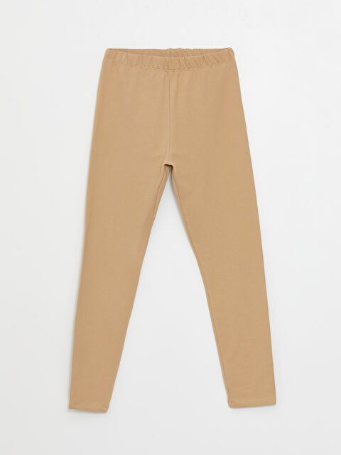 LCW Kids Beli Lastikli Basic Kız Çocuk Uzun Tayt - W31920Z4-PE7