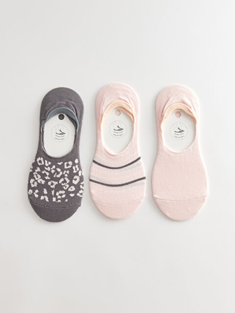LCW DREAM Desenli Kadın Babet Çorap 3'lü - W31944Z8-GPL