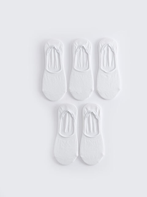 LCW DREAM Kadın Düz Babet Çorap 5'li - W31945Z8-FDU