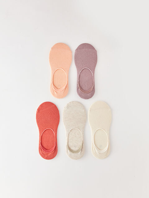 LCW DREAM Kadın Düz Babet Çorap 5'li - W31945Z8-L9L