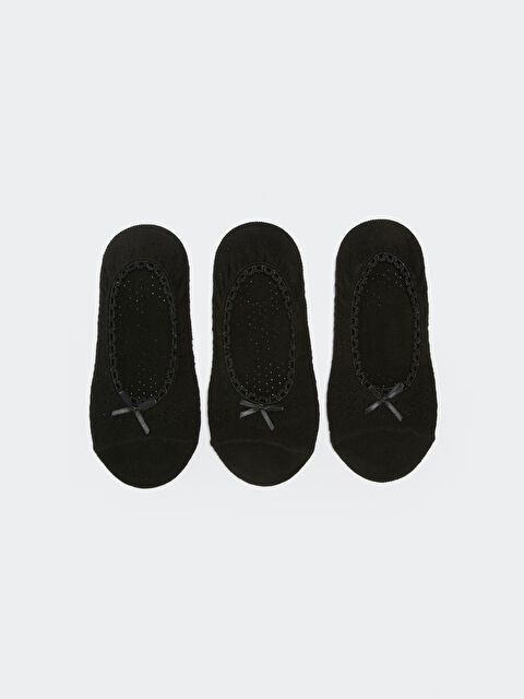 LCW DREAM Fiyonk Detaylı Kadın Babet Çorap 3'lü - W31996Z8-J0F