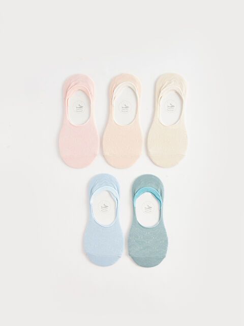LCW DREAM Kadın Kendinden Desenli Babet Çorap 5'li Paket - W31998Z8-G4V