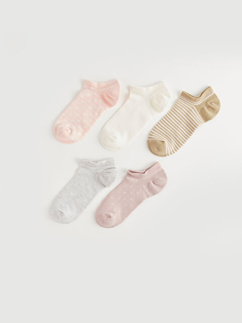 LCW DREAM Desenli Kadın Patik Çorap 5'li - W31999Z8-G4V