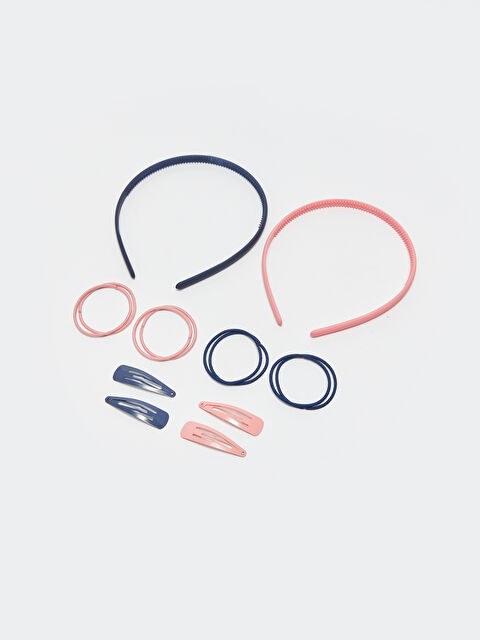 LCW ACCESSORIES Girl's Crown and Hairpin 14 pcs - W32277Z4-M0T