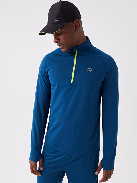 XSIDE ACTIVE Dik Yaka Uzun Kollu Erkek Spor Tişört - W32499Z8-HQQ