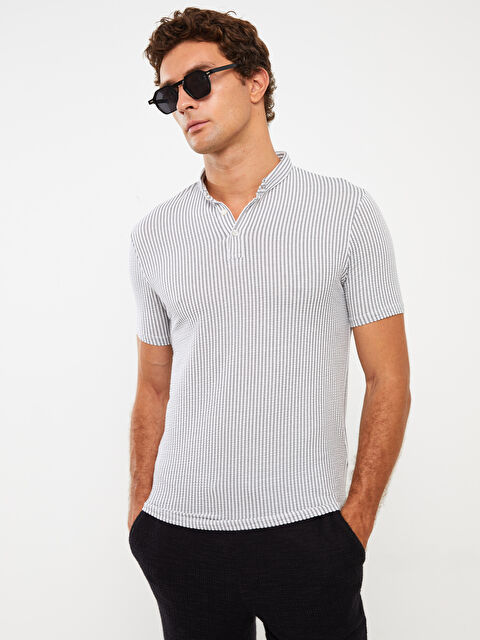 LCW Vision Polo Yaka Kısa Kollu Erkek Tişört - W32978Z8-LEG