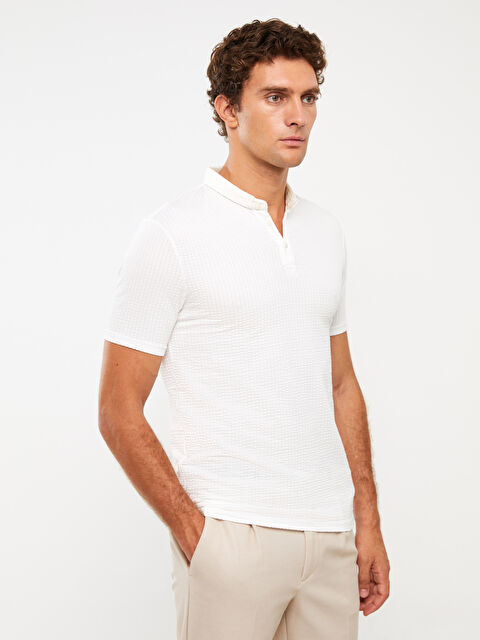 LCW Vision Polo Yaka Kısa Kollu Erkek Tişört - W32978Z8-R9J