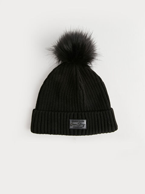 LCW ACCESSORIES Ponponlu Kız Çocuk Bere - W33132Z4-HUC