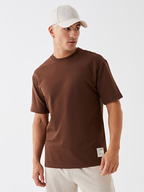 XSIDE Bisiklet Yaka Kısa Kollu Erkek Sweatshirt - W33851Z8-RU0