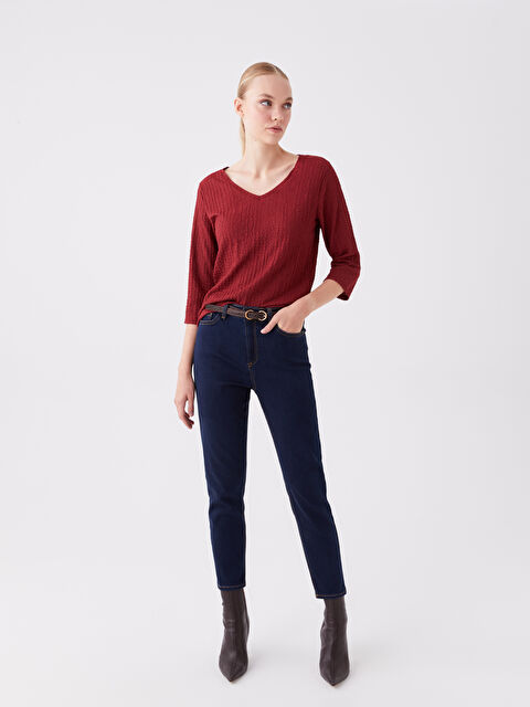 LCWAIKIKI Basic Slim Fit Kadın Jean Pantolon - W33916Z8-309