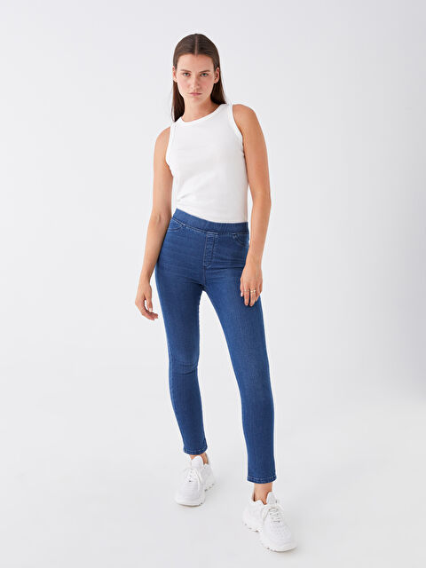 LCWAIKIKI Basic Slim Fit Kadın Jean Pantolon - W33925Z8-H45