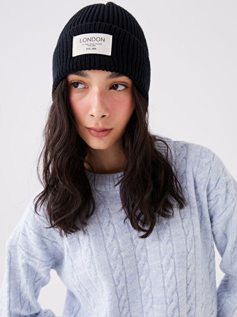 LCW ACCESSORIES Yazı Baskılı Kadın Bere - W34040Z8-HEG