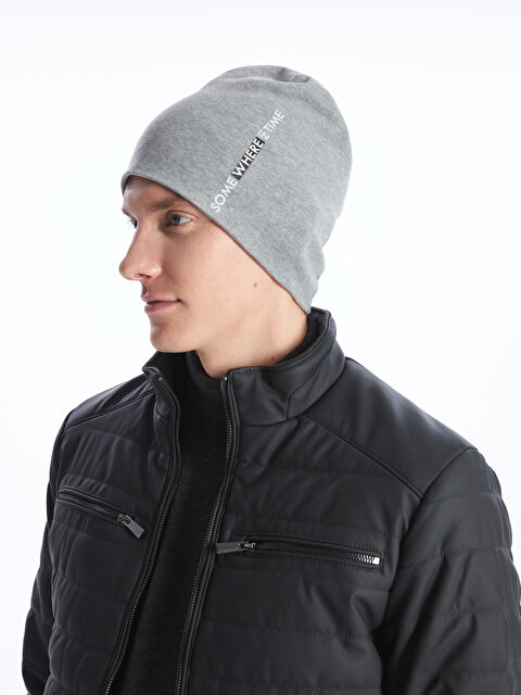 LCW ACCESSORIES Yazı Baskılı Erkek Bere - W34105Z8-LAL