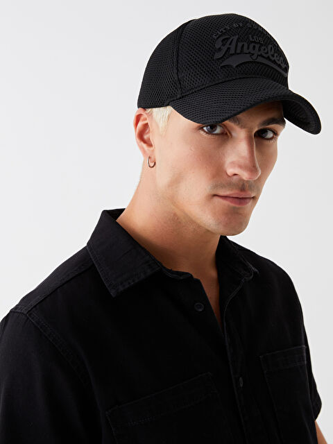 LCW ACCESSORIES Yazı Baskılı Erkek Kep Şapka - W34263Z8-HEG