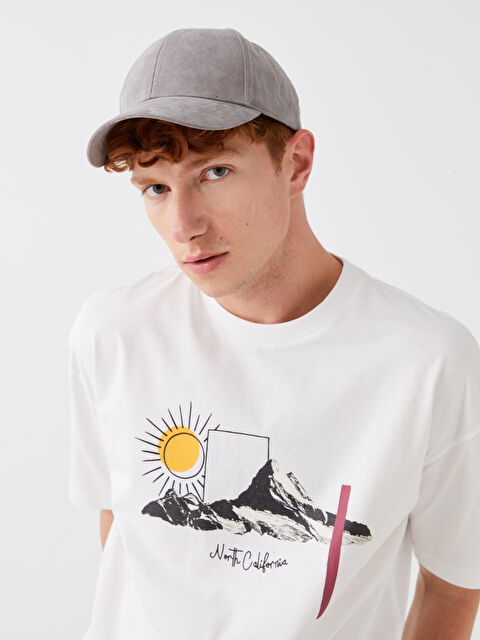 LCW ACCESSORIES Süet Görünümlü Erkek Kep Şapka - W34266Z8-CSW