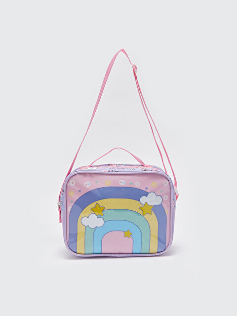 LCW ACCESSORIES Baskılı Kız Çocuk Beslenme Çantası - W34315Z4-DP3