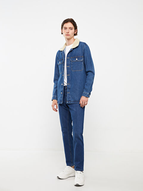 XSIDE Standart Kalıp Erkek Jean Ceket - W34733Z8-H45