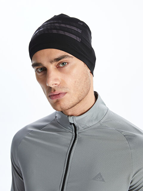 LCW ACCESSORIES Baskılı Erkek Triko Bere - W34858Z8-HUC