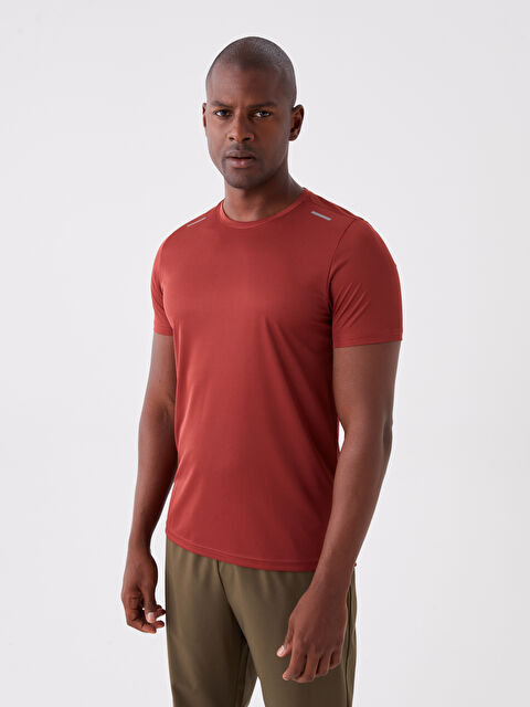 XSIDE ACTIVE DRY-TECH Bisiklet Yaka Kısa Kollu Erkek Spor Tişört - W35342Z8-LY6