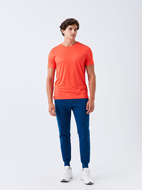 XSIDE ACTIVE DRY-TECH Bisiklet Yaka Kısa Kollu Erkek Spor Tişört - W35342Z8-RDV