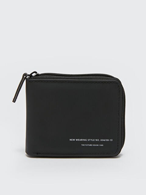 LCW ACCESSORIES Yazı Baskılı Erkek Cüzdan - W36078Z8-HUC