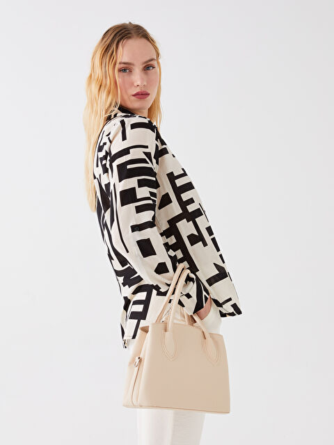 LCW ACCESSORIES Deri Görünümlü Kadın Kol Çantası - W36408Z8-CR8