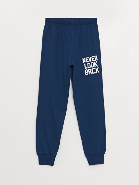 LCW Kids Beli Lastikli Baskılı Erkek Çocuk Pijama Alt - W36517Z4-JC7