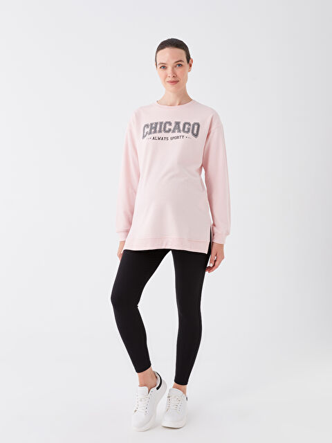 LCWAIKIKI Maternity Karın Panelli Beli Lastikli Düz Hamile Tayt - W36908Z8-CVL