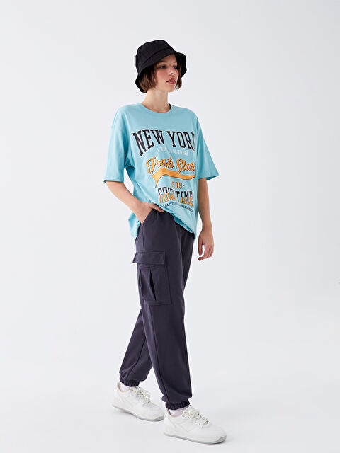 LCW Vision Beli Lastikli Rahat Kalıp Kadın Eşofman Altı - W37079Z8-HGV