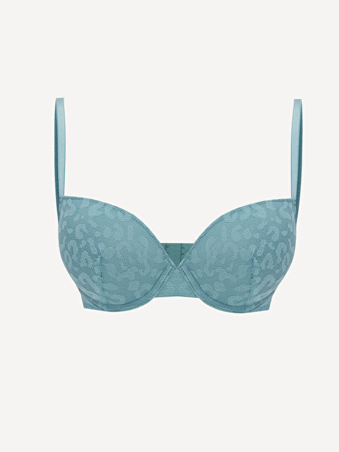 LCW DREAM Balenli Dolgusuz Dantelli Tişört Sütyen - W37297Z8-GWP