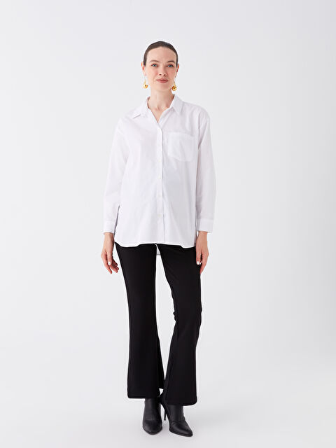 LCWAIKIKI Maternity Dar Fit Geniş Paça Düz Hamile Pantolon - W37325Z8-CVL