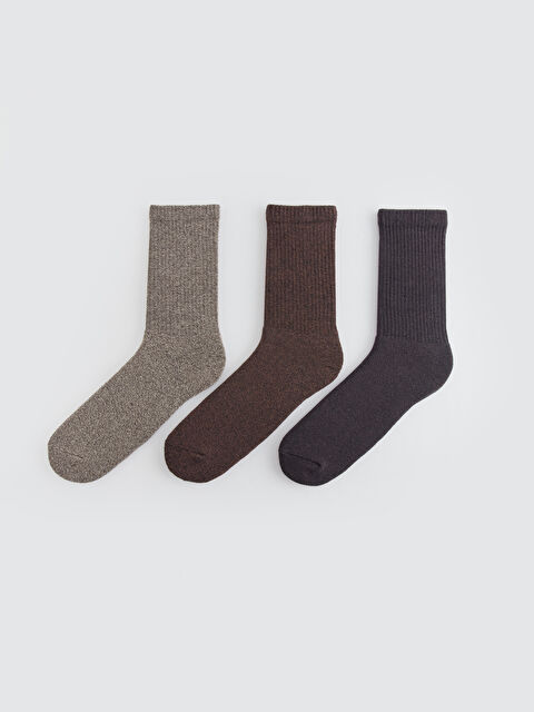 LCW ACCESSORIES Erkek Soket Çorap 3'lü - W37536Z8-CSL