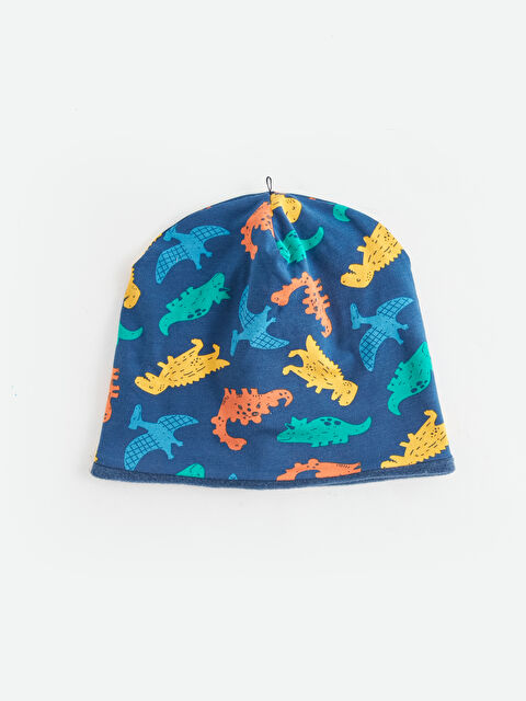 LCW baby Dinosaur Print Baby Boys' Beanie - W37842Z1-LSJ