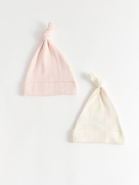 LCW baby Αυτοσχέδιο Σχέδιο Μπερές για Κοριτσάκι, Πακέτο των 2 - W38176Z1-SWK