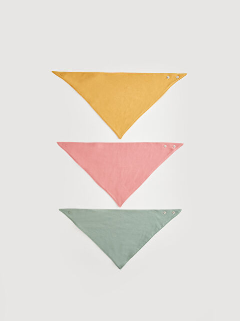 LCW baby Çıt Çıtlı Kız Bebek Mama Önlüğü - W38410Z1-RSS