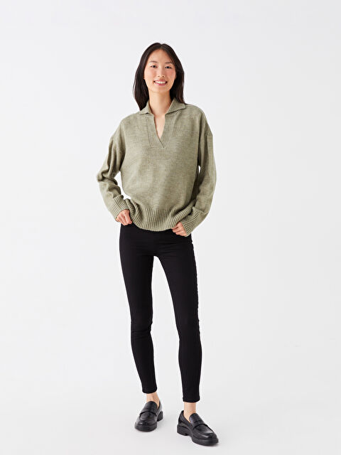 LCW Jeans Yüksek Bel Jüpiter Süper Skinny Fit Kadın Jean Pantolon - W38467Z8-327