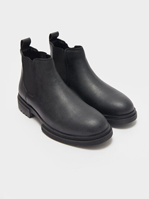 LCW STEPS Deri Görünümlü Erkek Bot - W38723Z8-HUC