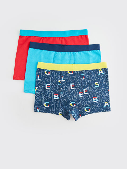 LCW Kids Printed Cotton Boy Boxer 3-Pack - W38882Z4-LSJ