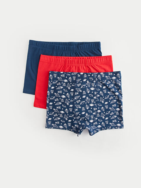 LCW Kids Printed Cotton Boy Boxer 3-Pack - W38883Z4-LSJ