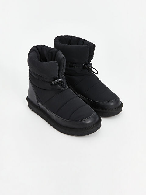 LCW STEPS Deri Görünümlü Kadın Kar Botu - W39192Z8-HUC