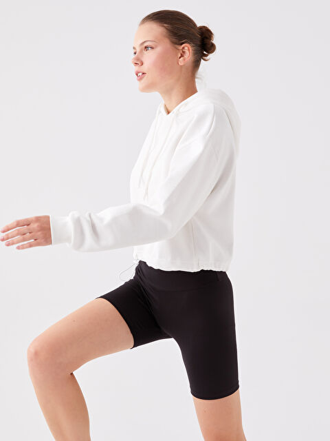 XSIDE ACTIVE Düz Oversize Kadın Hoodie - W39472Z8-FDU