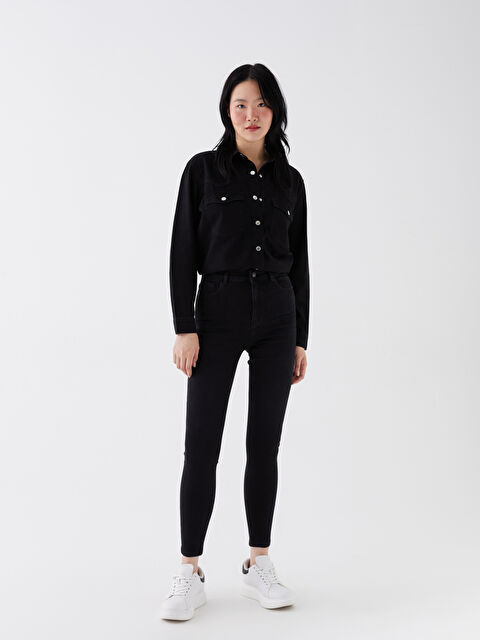 LCW Jeans Jüpiter Süper Skinny Fit Kadın Jean Pantolon - W39801Z8-327