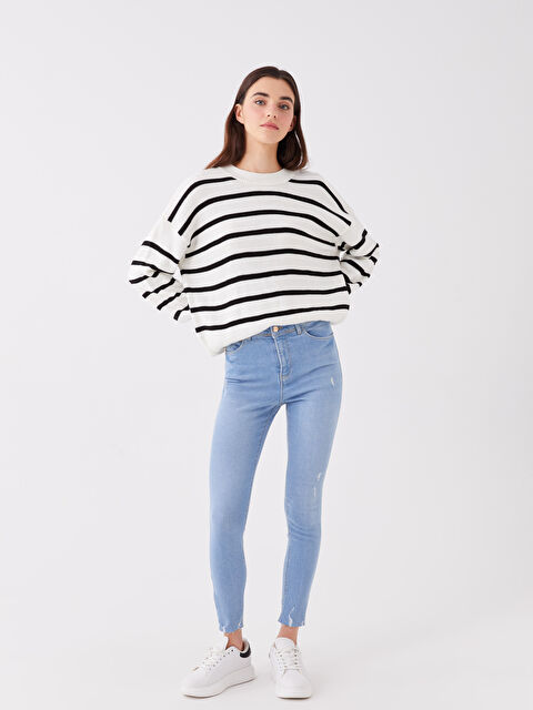 LCW Jeans Yüksek Bel Jüpiter Süper Skinny Fit Kadın Jean Pantolon - W39906Z8-311