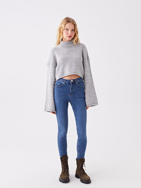 LCW Jeans High Waisted Jupiter Super Skinny Fit Women's Jeans - W39910Z8-507