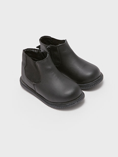 LCW STEPS Yanları Lastikli Fermuarlı Erkek Bebek Bot - W3AB18Z1-HUC