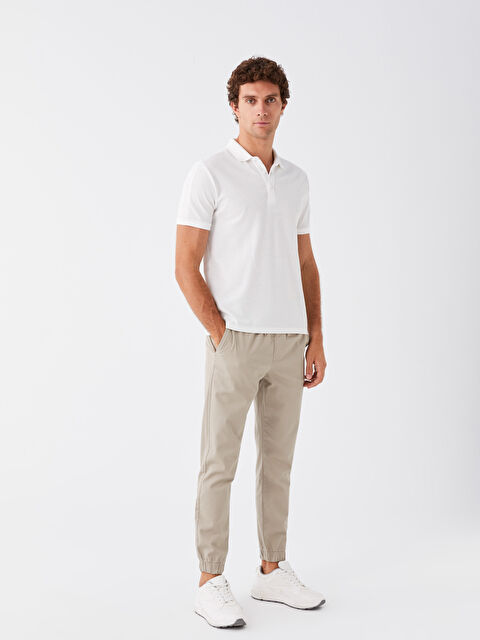 XSIDE Slim Fit Gabardin Erkek Jogger Pantolon - W3AB71Z8-SHF