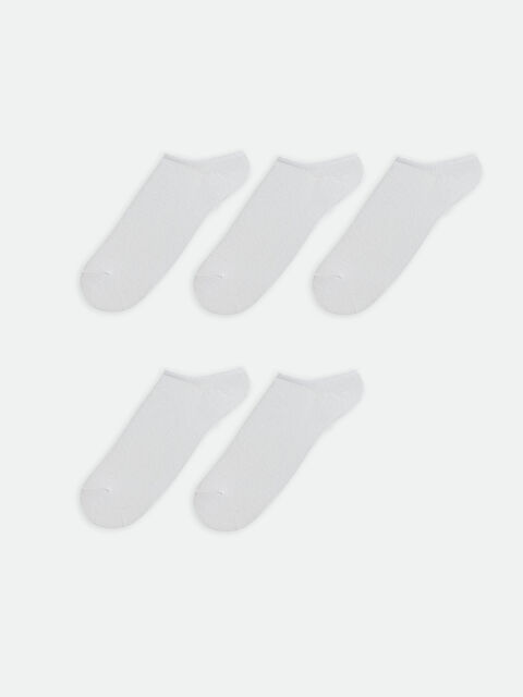 LCW ACCESSORIES Çizgili Erkek Sneaker Çorap 5'li - W3AE54Z8-J5E