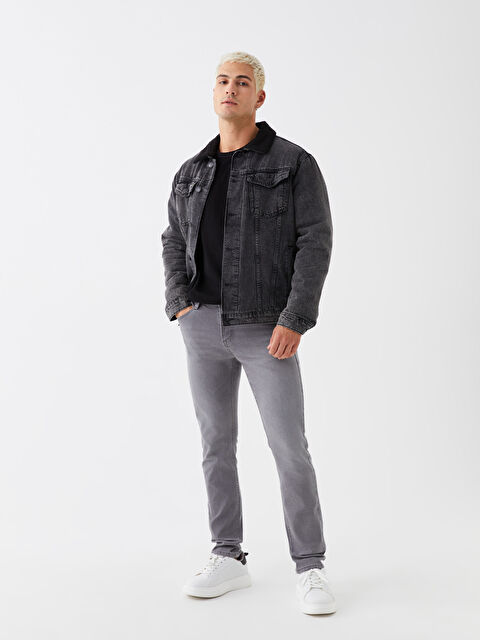 LCW Jeans 750 Slim Fit Men's Jeans - W3AF32Z8-GRD