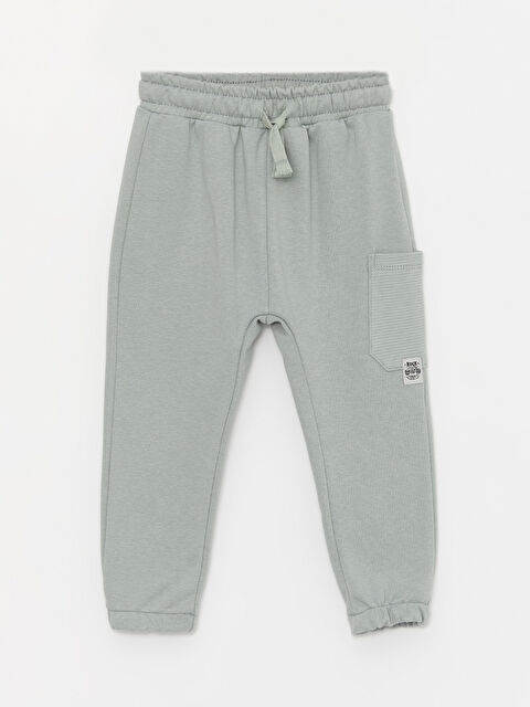 LCW baby Beli Lastikli Basic Erkek Bebek Eşofman Alt - W3AJ90Z1-GD2